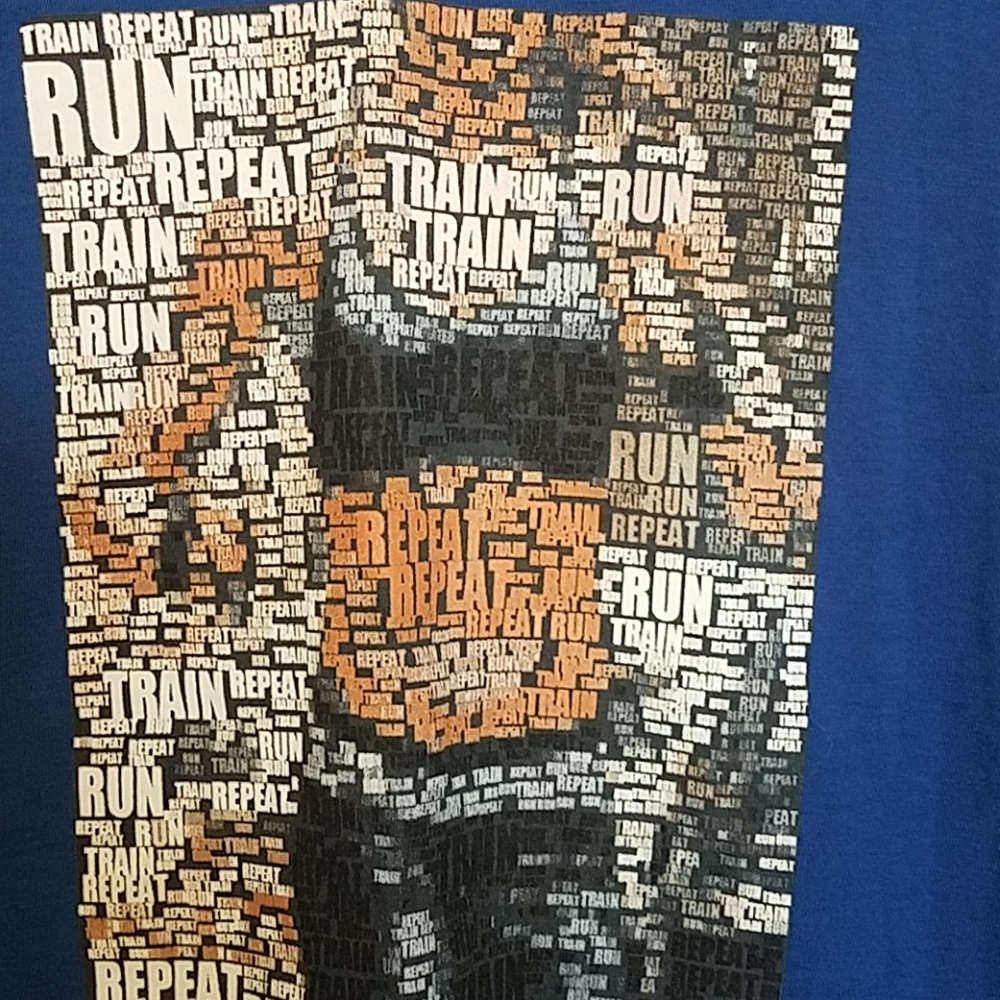 Athletic Works "Train Run Repeat" Tee - Picture 2 of 4